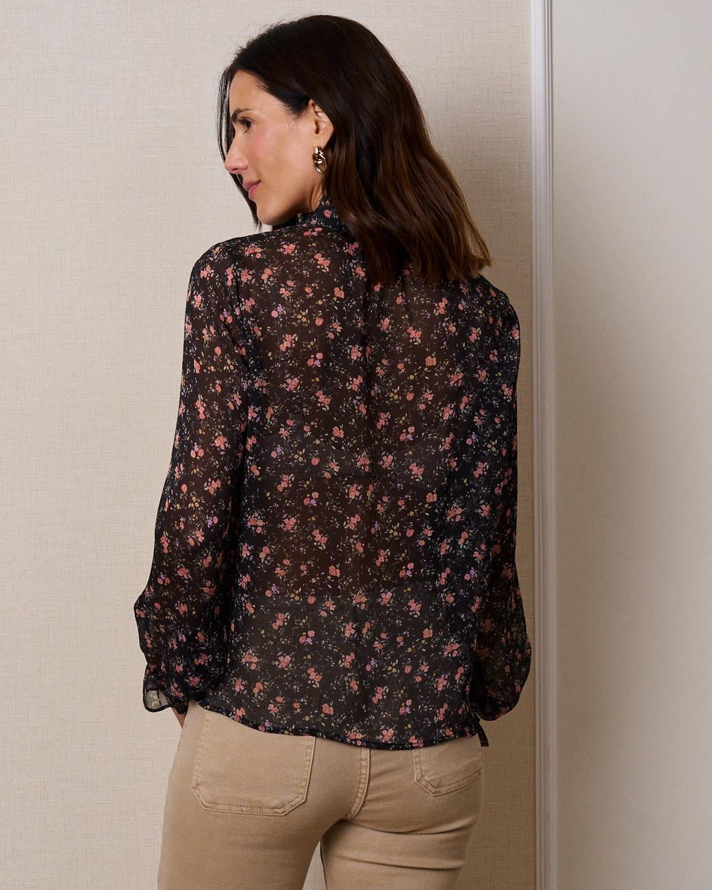 Camicia con fiori Nina