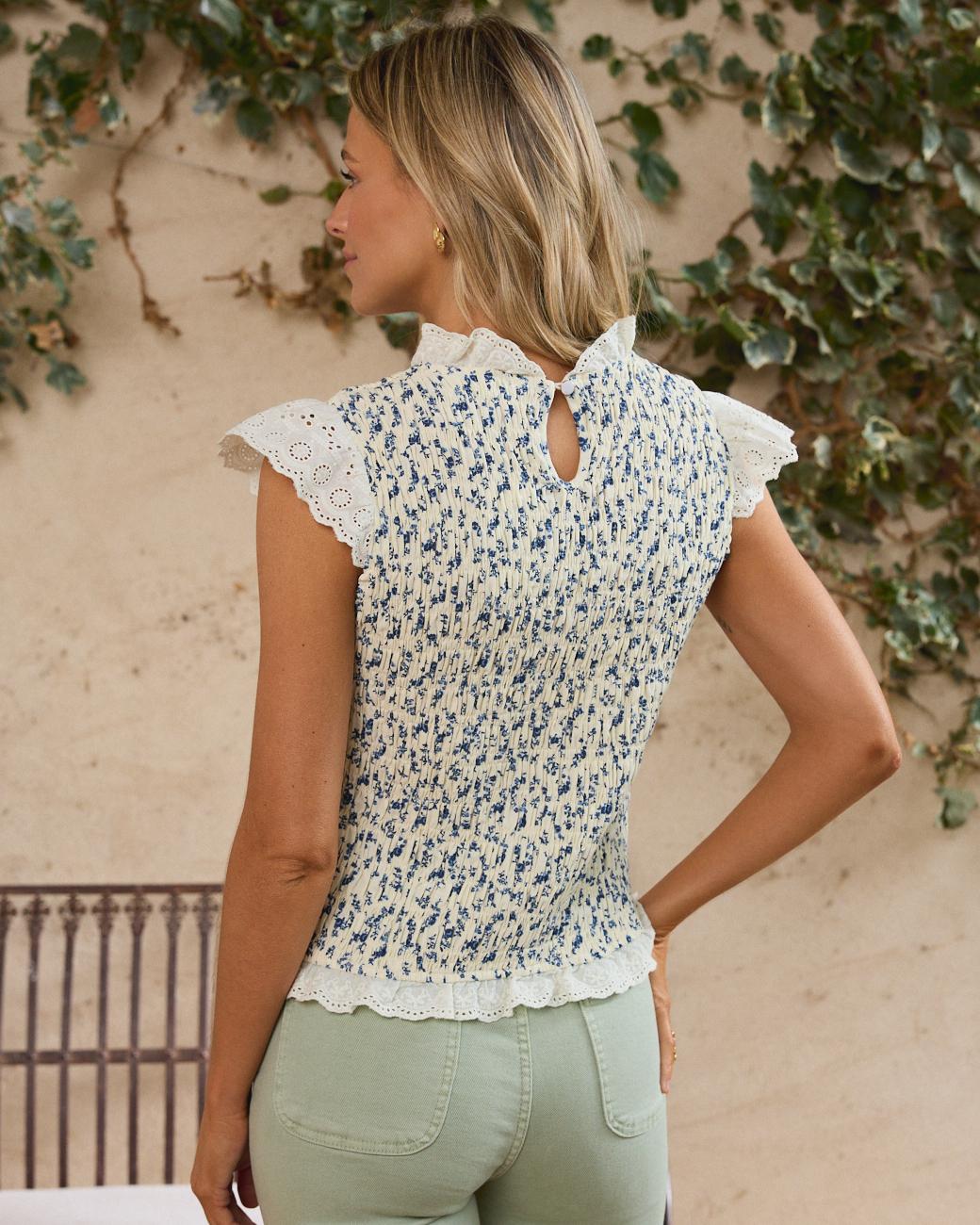 Top floreale Milena
