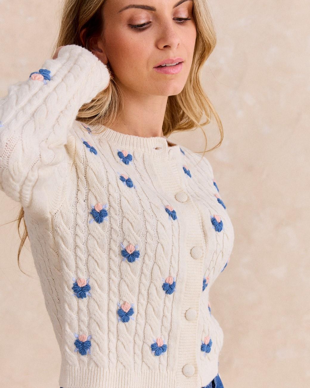 Cardigan a maglia Pilpa