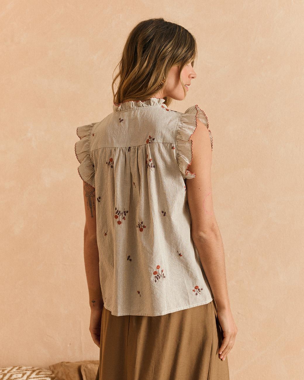 Camicia a righe Cloe