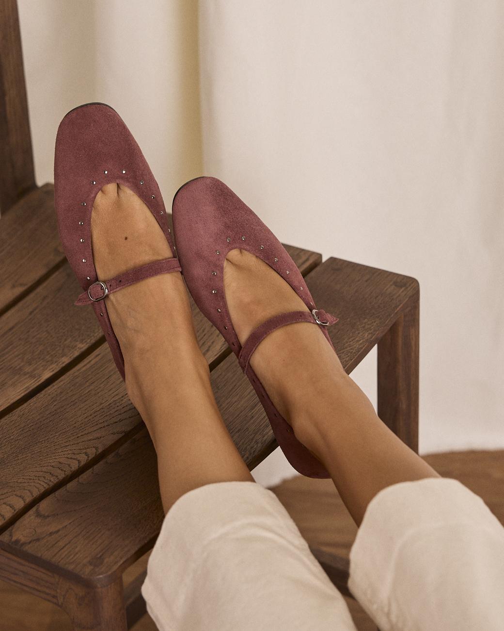 Merceditas con Fascia in pelle Shanna