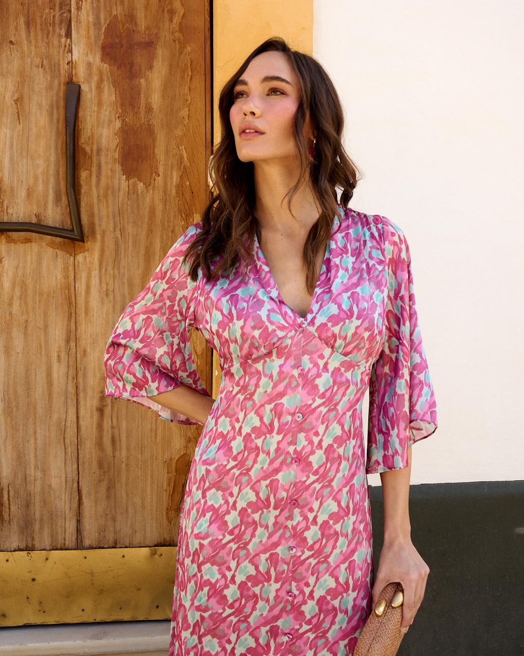 Vestito con stampa Violeta