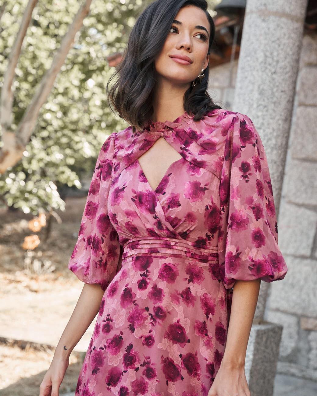 Vestito con scollo Agunela