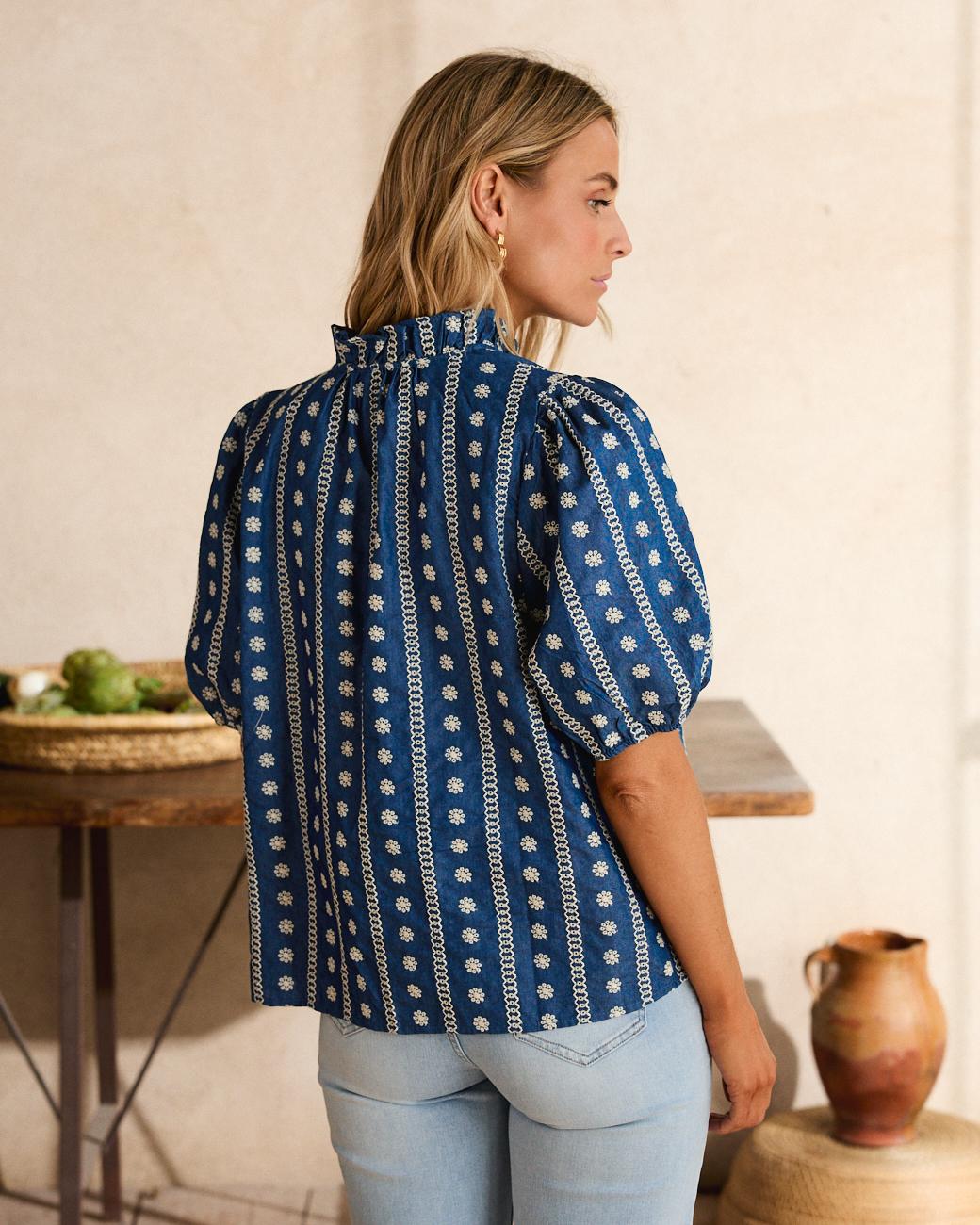 Camicia ricamata Anna