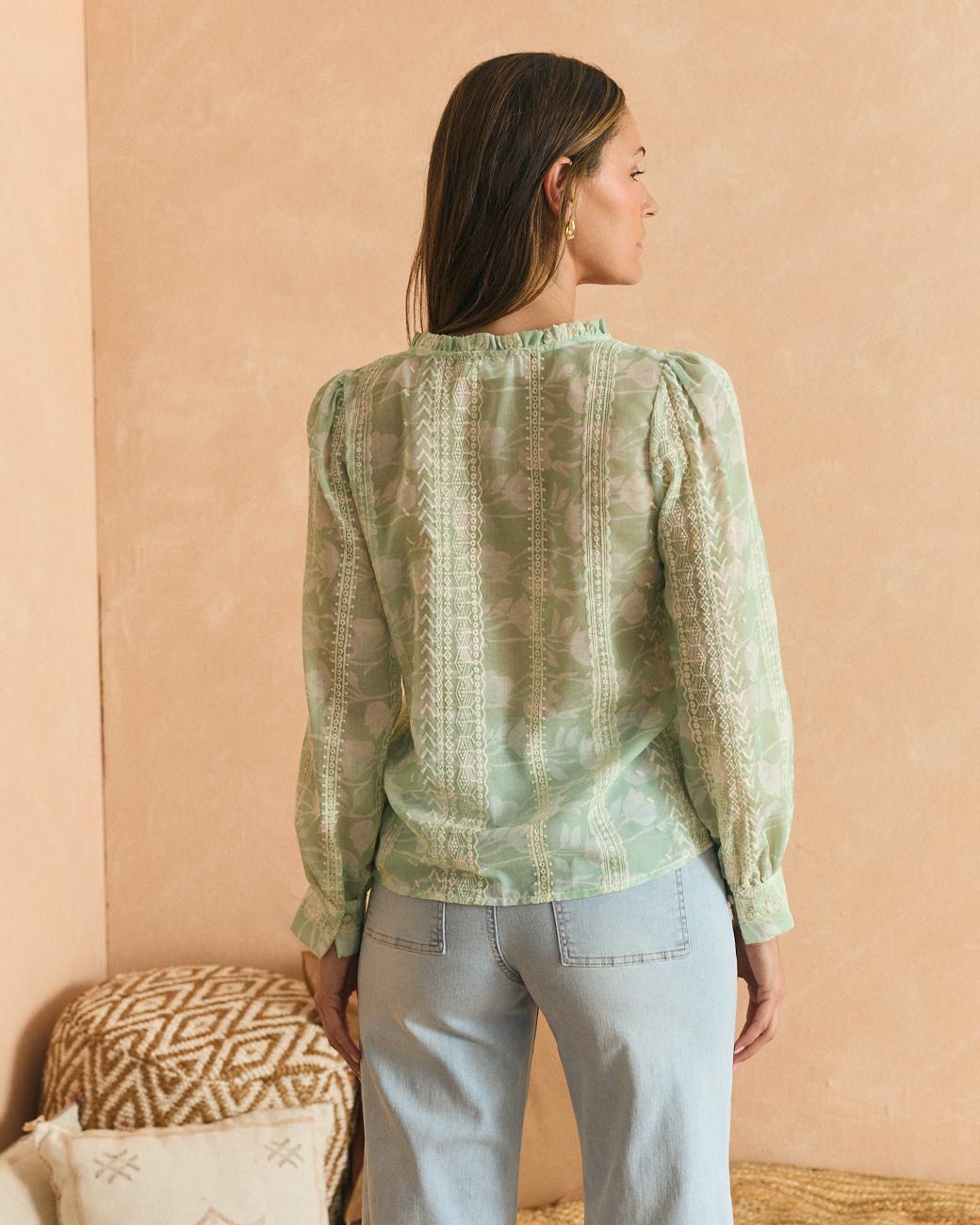 Camicia celeste Felicia