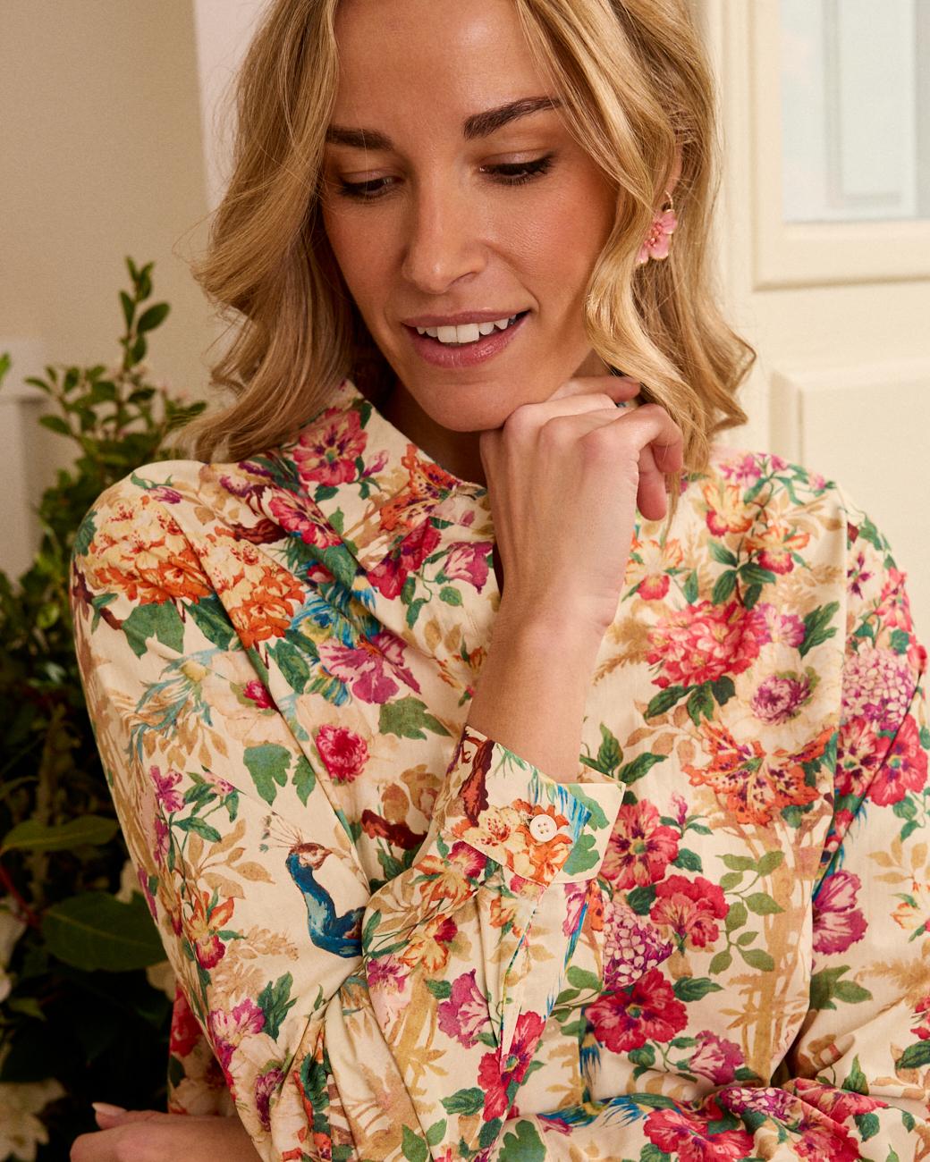 Camicia con stampa Petra