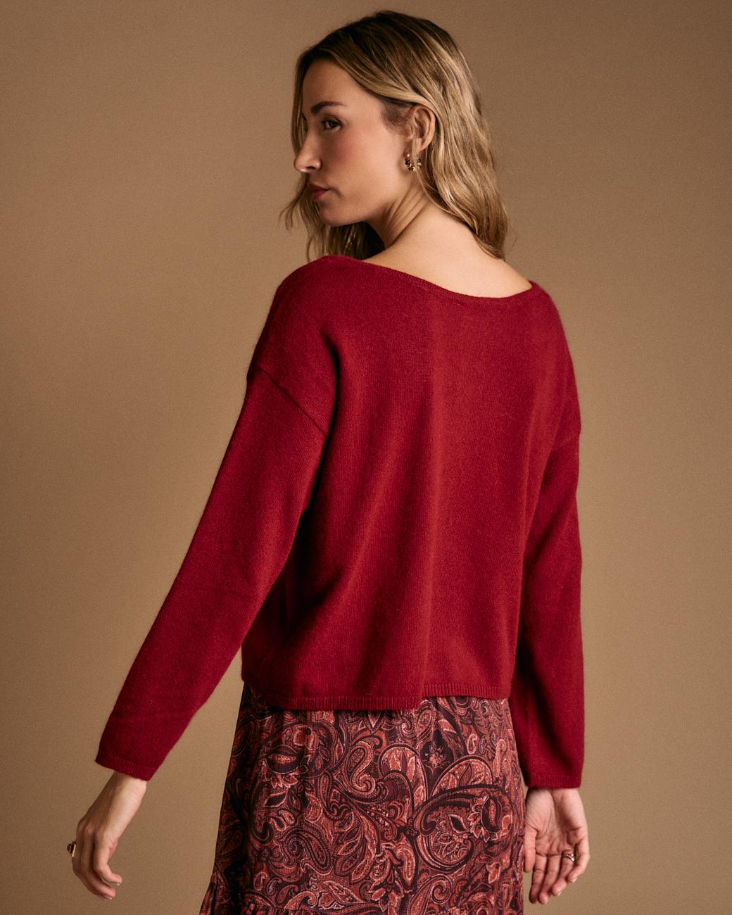Cardigan a Maglia Nuna