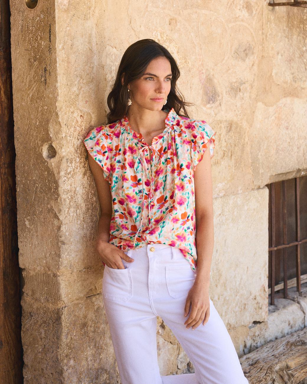 Camicia con Fiori Agustina