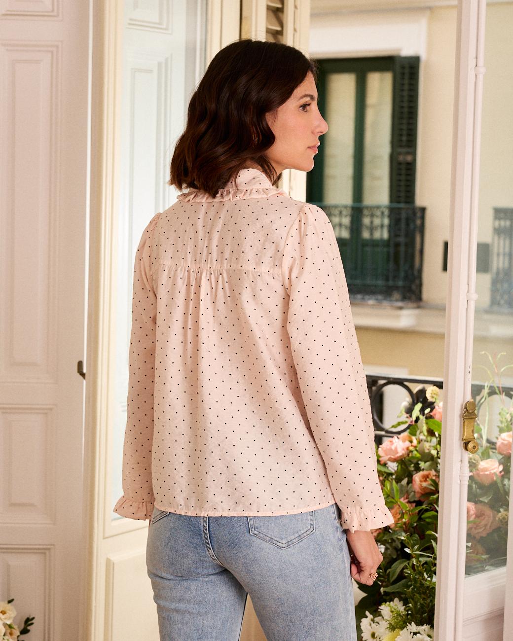 Camicia a pois Ángela