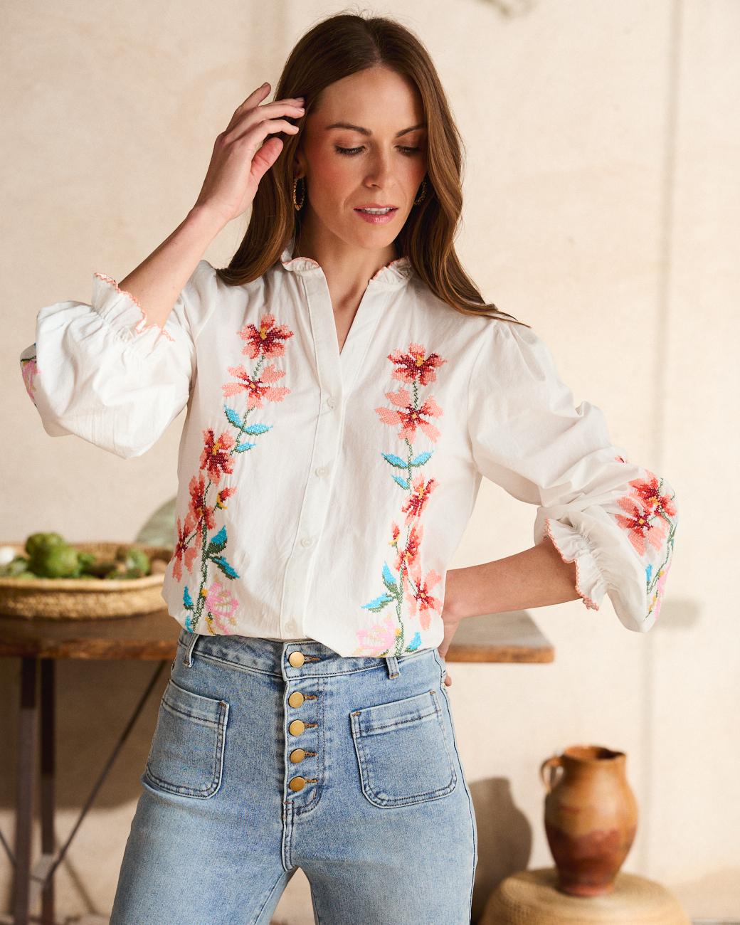 Camicia Ricamata Fiona