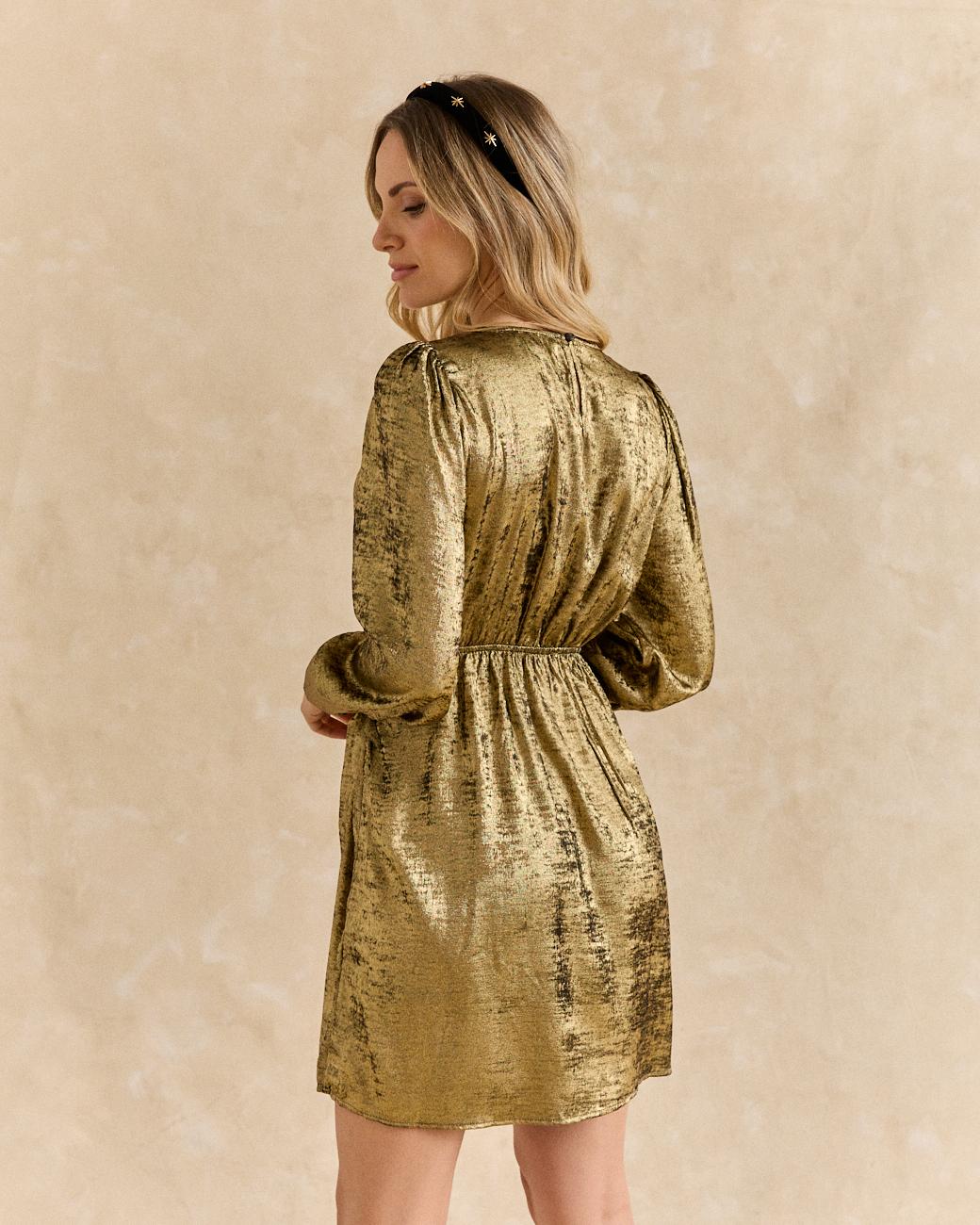 Vestito Dorato Melisa