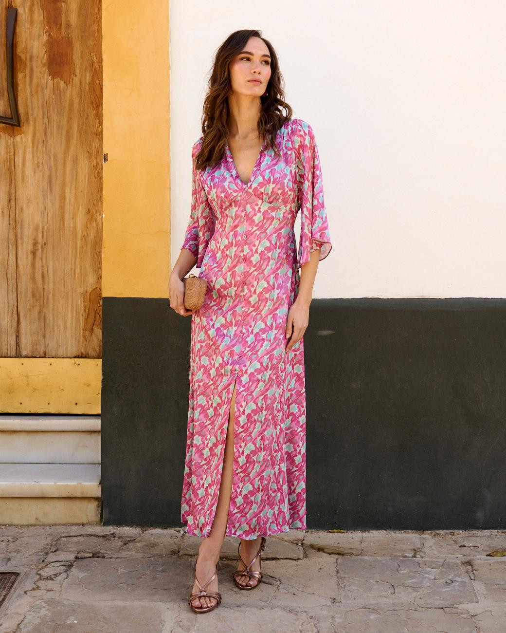 Vestito con stampa Violeta