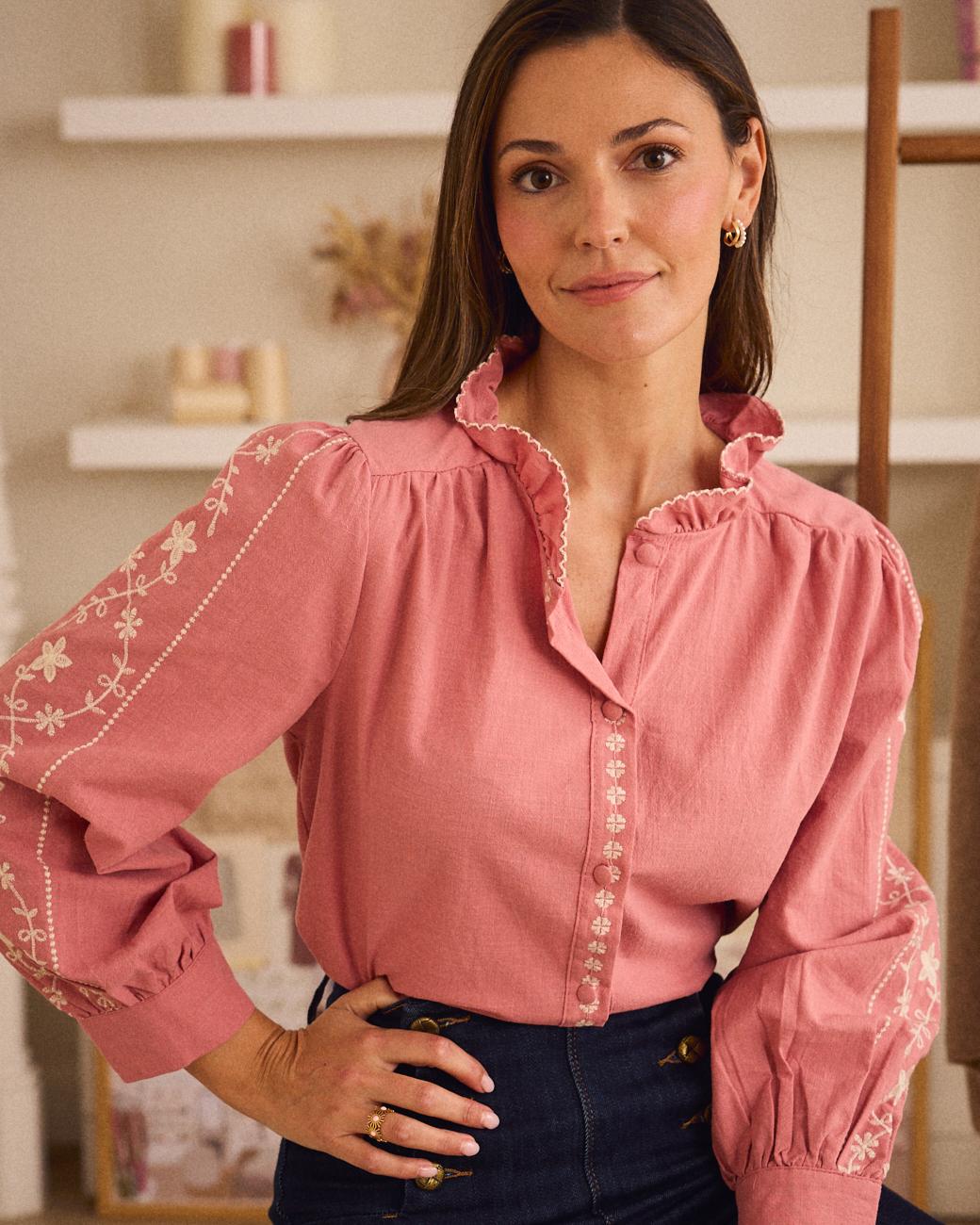 Camicia Ricamata Candela