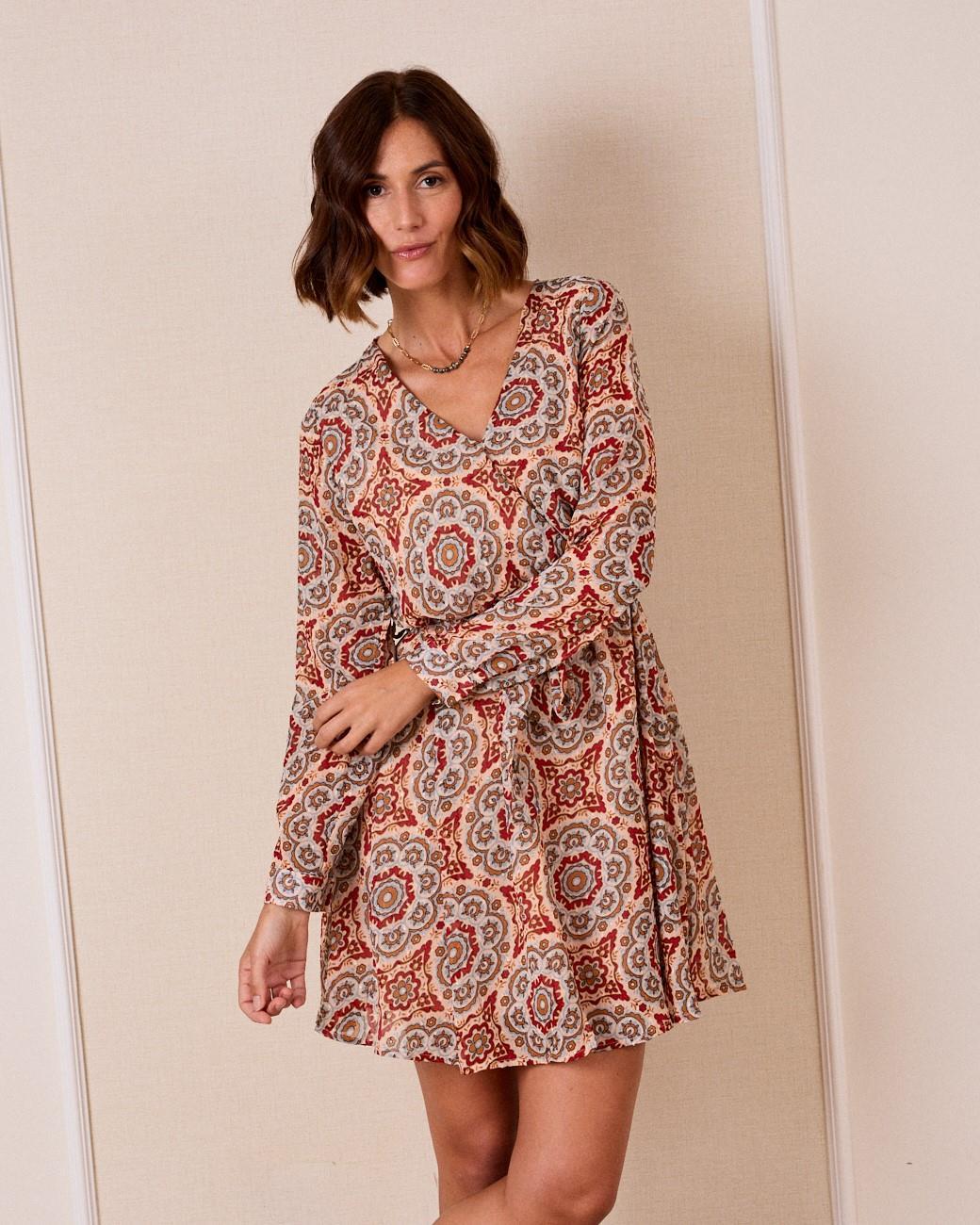 Vestito corto Girasole