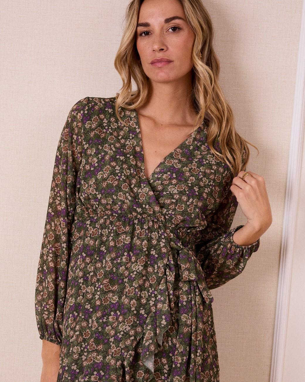 Vestito Fiori Clavel