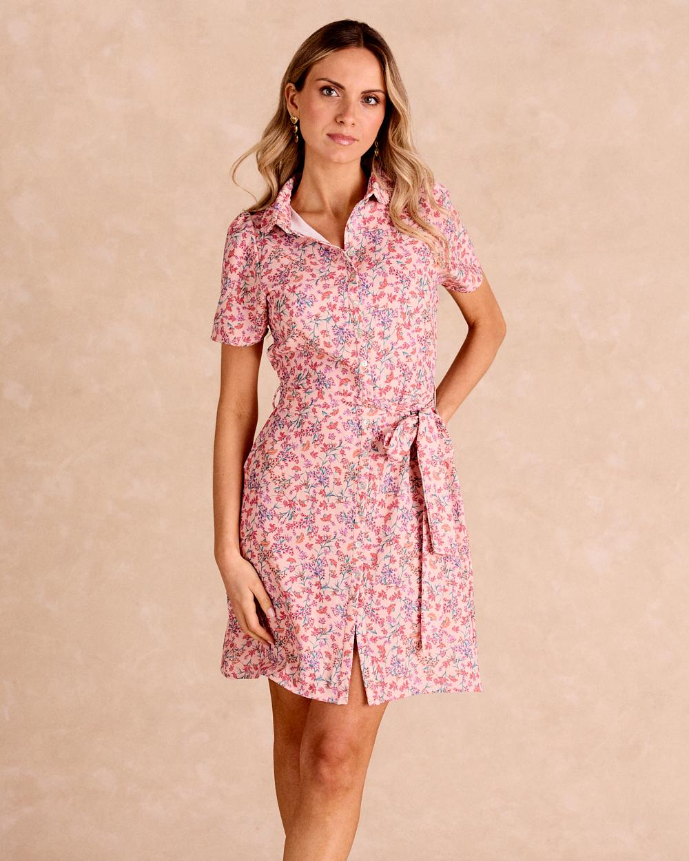 Vestito Corto Fiori Lala