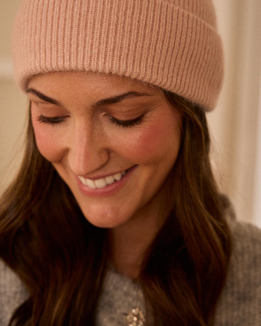 Cappello in Lana Rosa