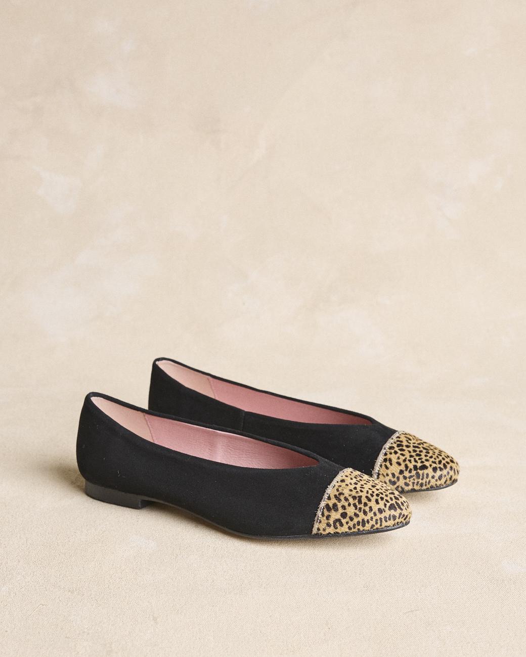 Ballerine punta animalier