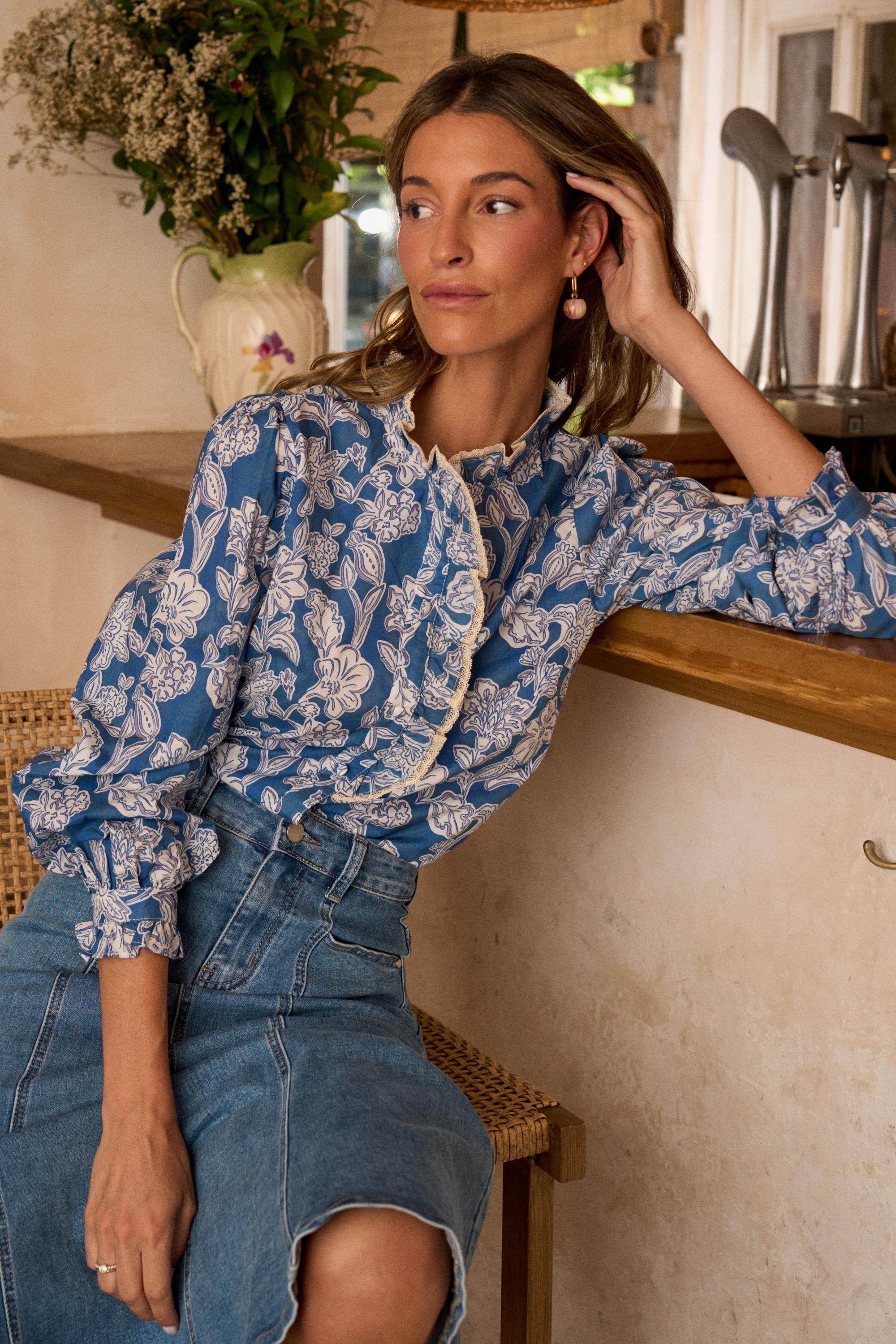 Camicia stampata Marinna