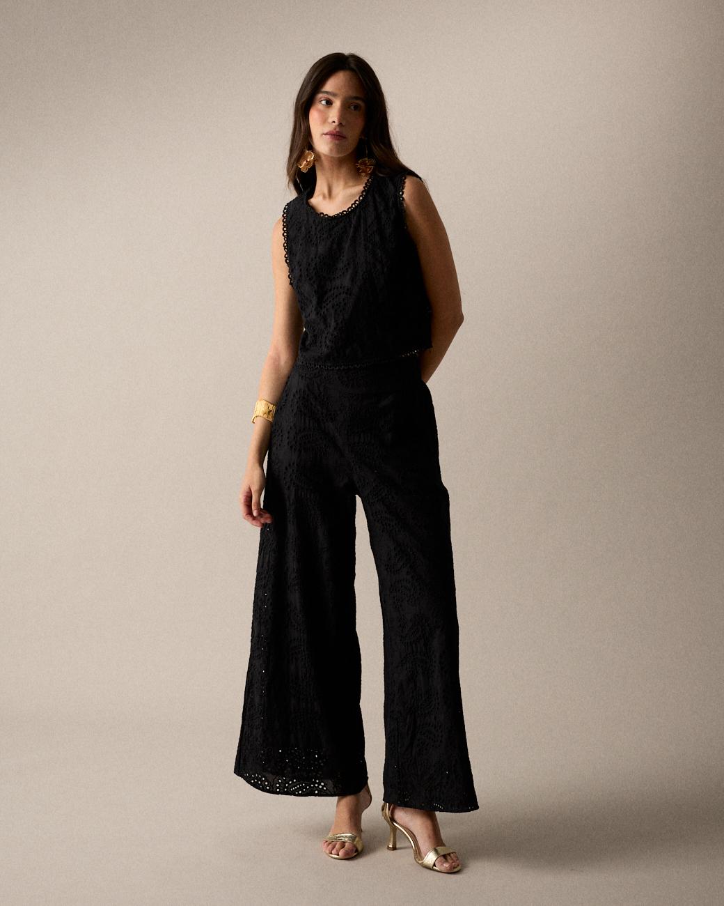 Pantaloni traforati Aida