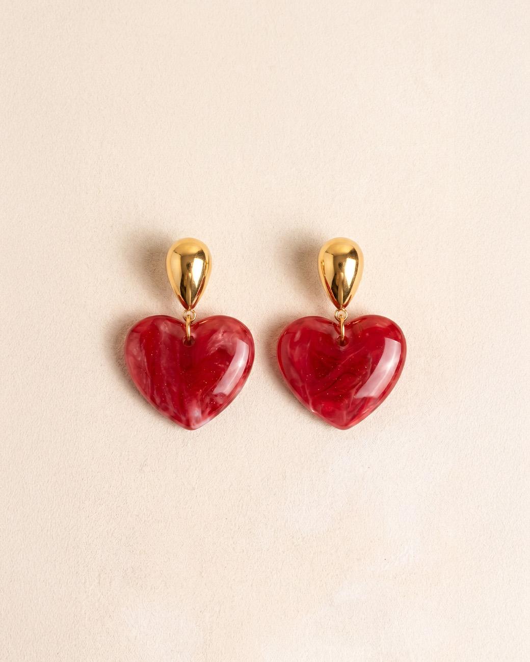Orecchini a Cuore Amara