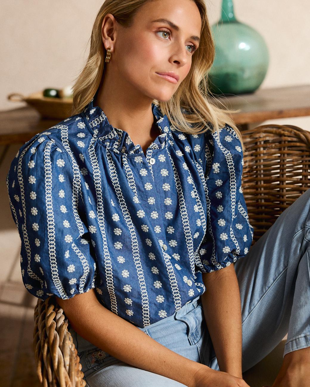 Camicia ricamata Anna