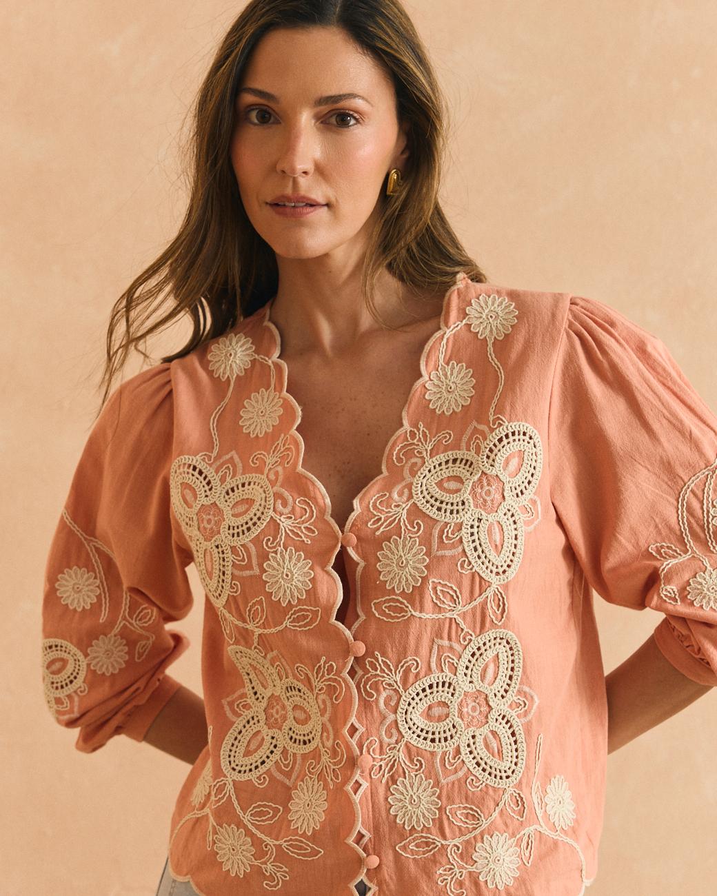 Camicia Ricamata Flavia
