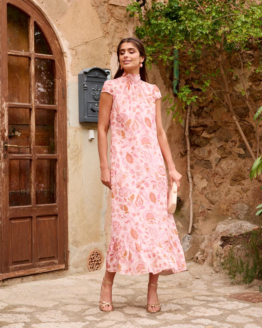 Vestito con stampa Amira