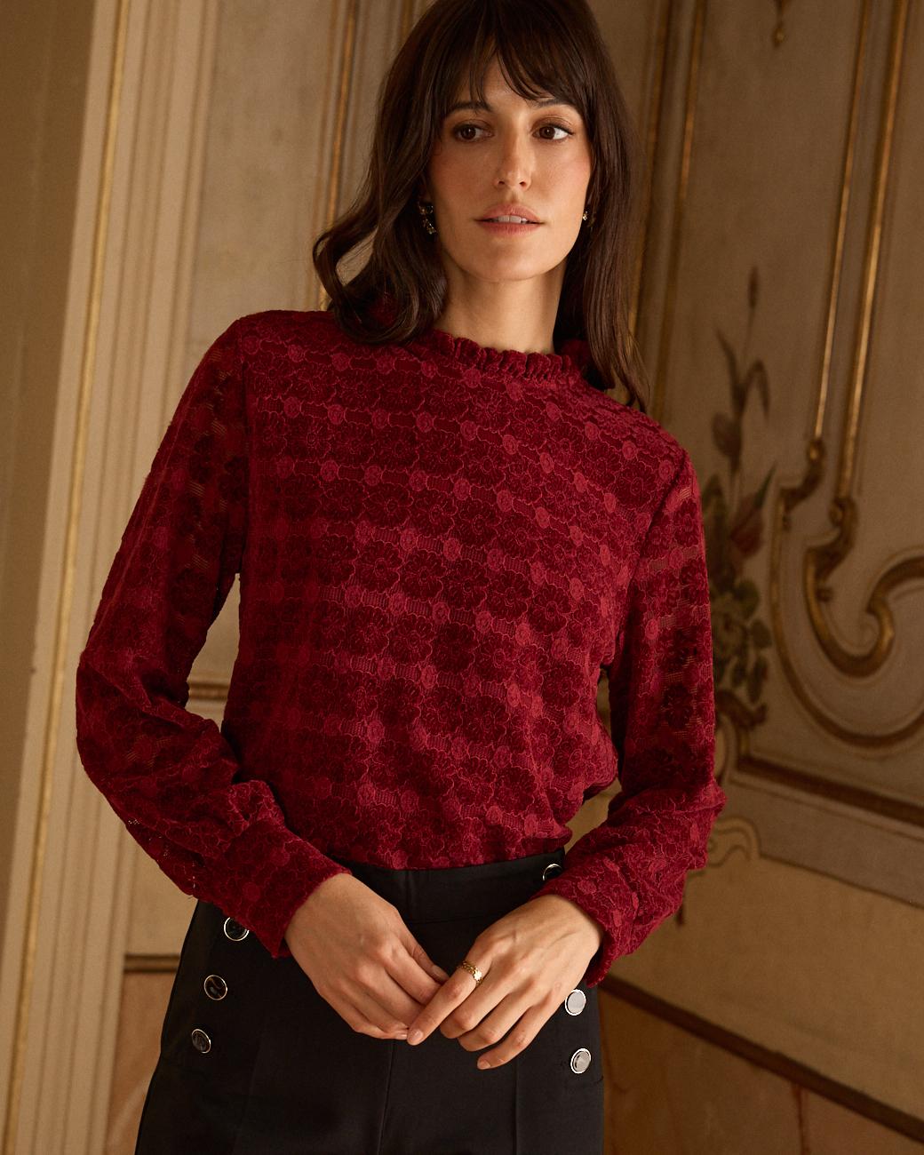 Top in velluto Allie
