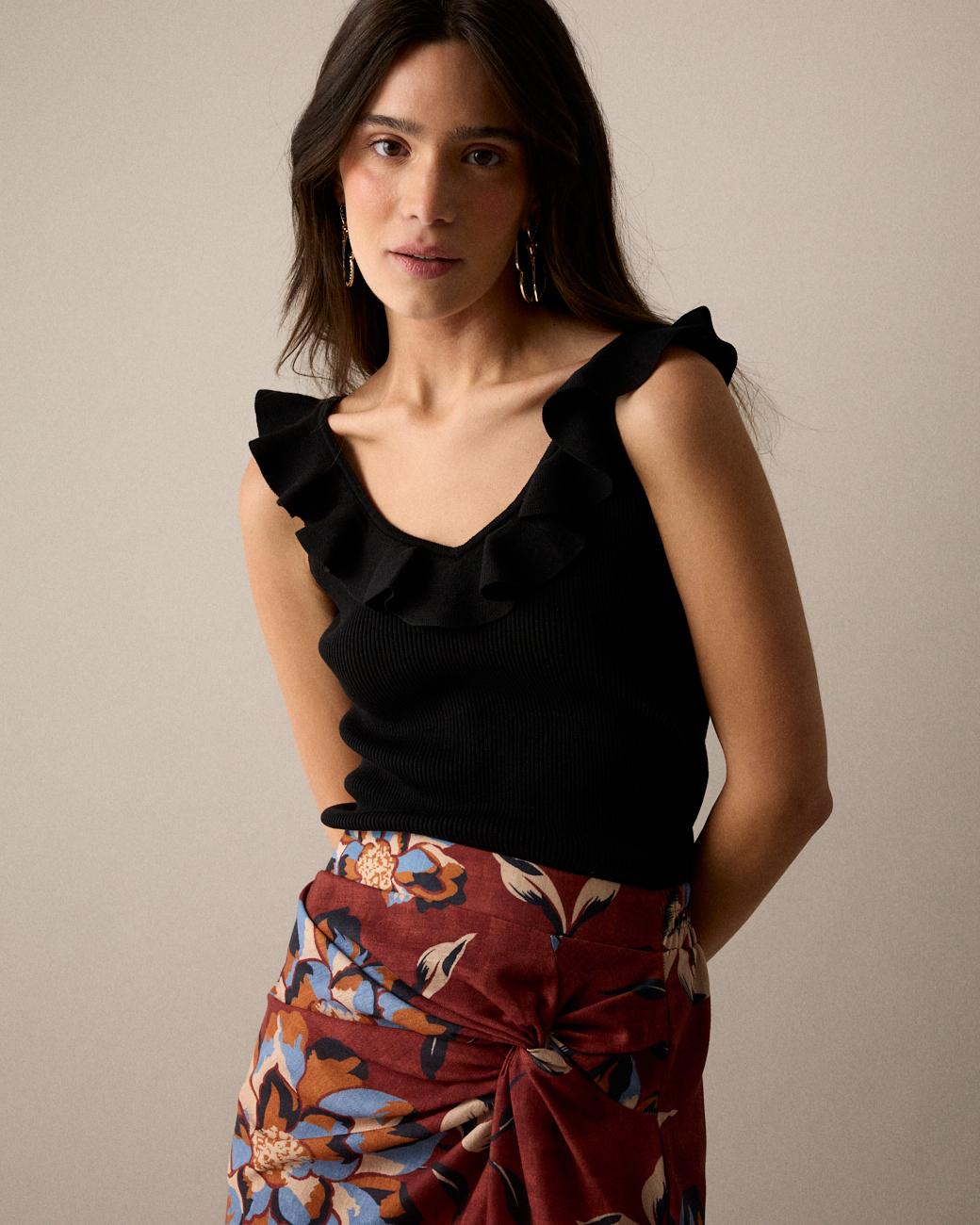 Top a maglia Celine