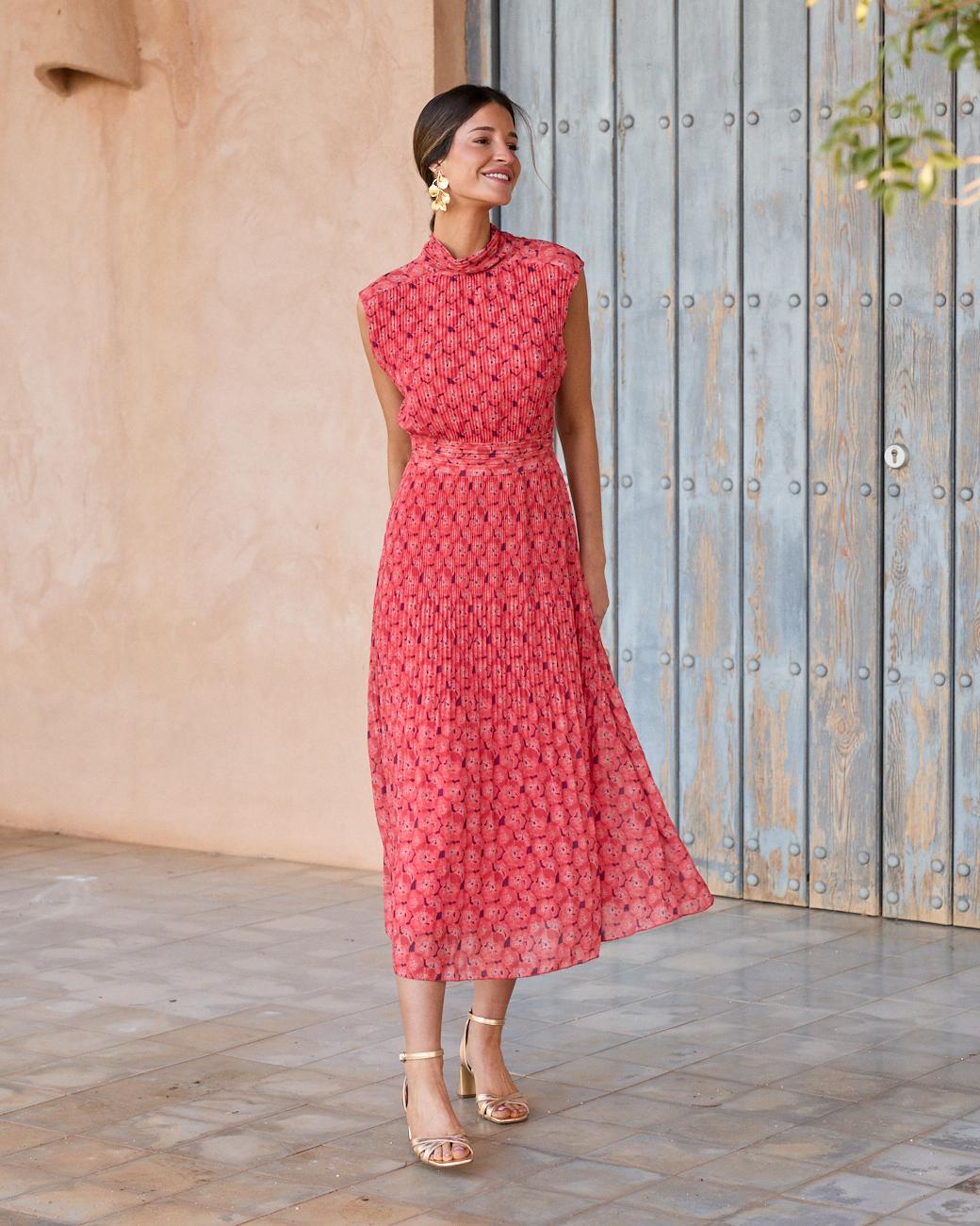 Vestito con fiori Pertina