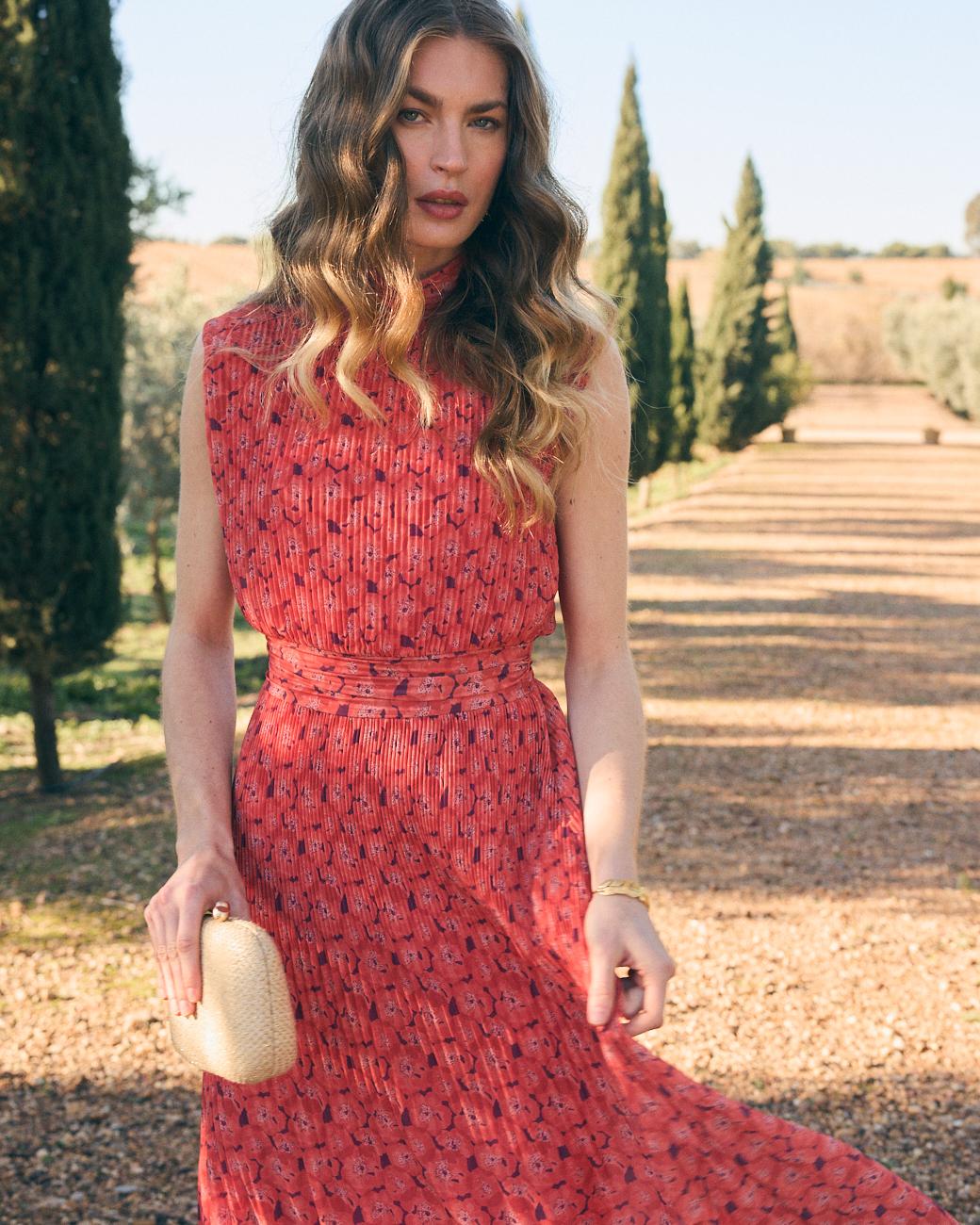 Vestito con fiori Pertina