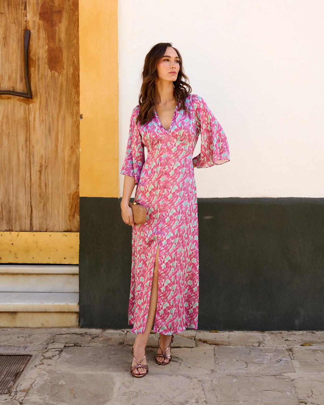 Vestito con stampa Violeta