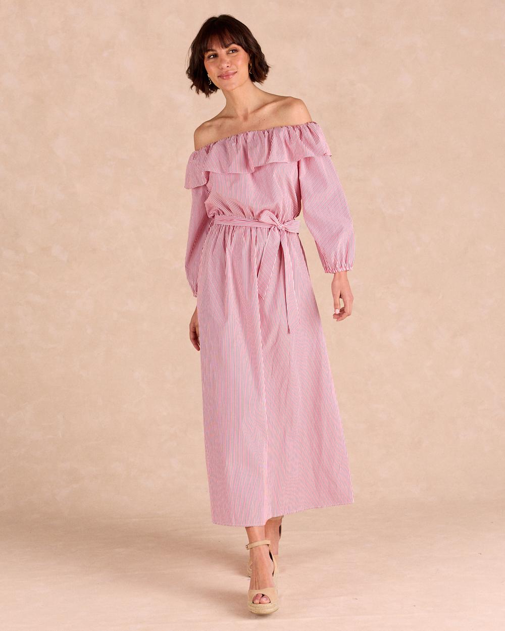 Vestito Midi Righe Nimia