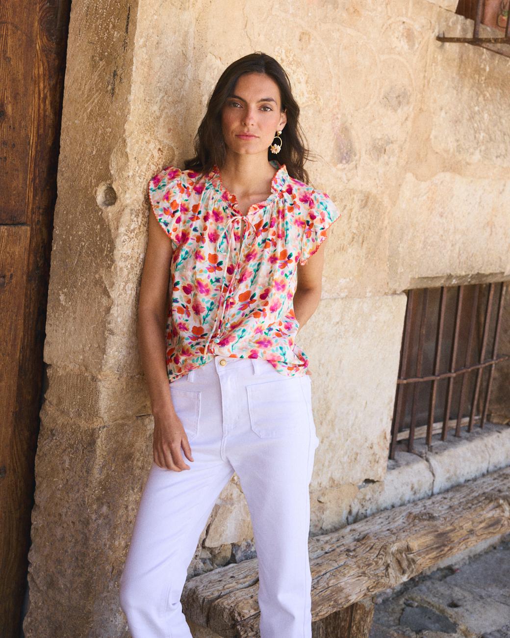 Camicia con Fiori Agustina