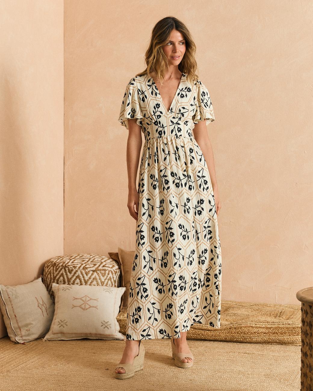 Vestito beige Elsa
