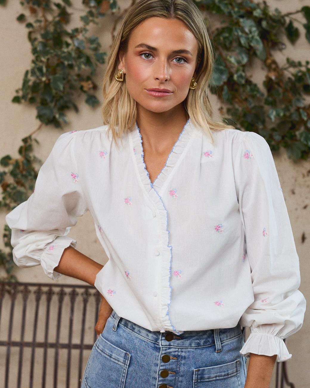 Camicia a righe Rocío