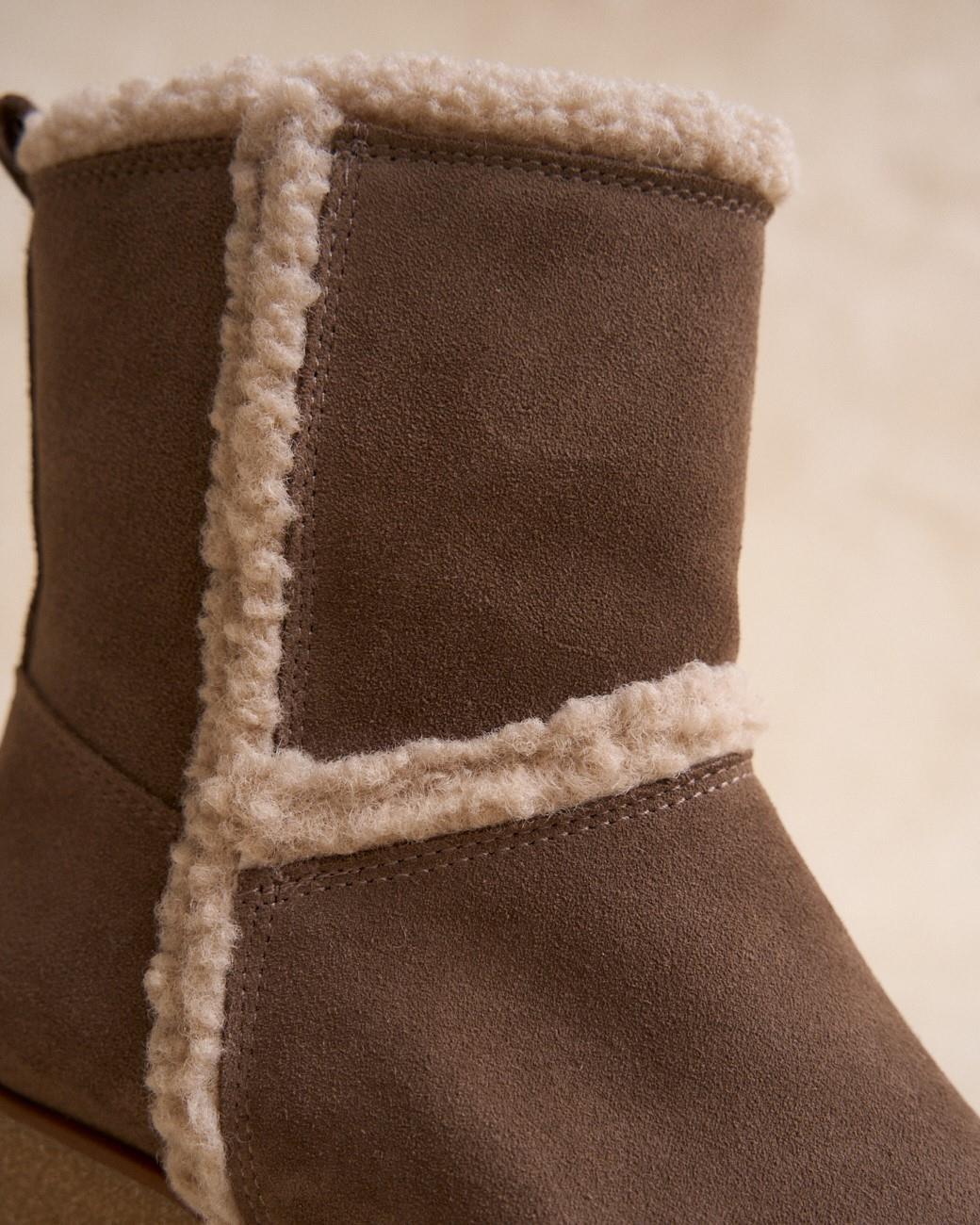 Stivaletto taupe Betina