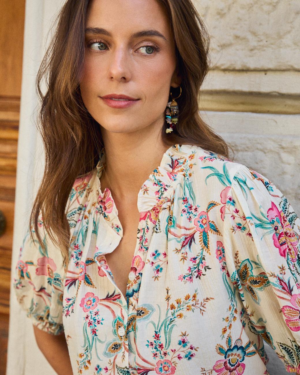Camicia a Fiori Tunia