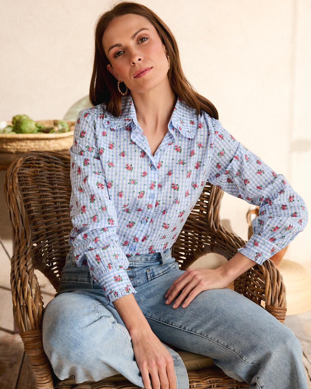 Camicia Vichy Rose