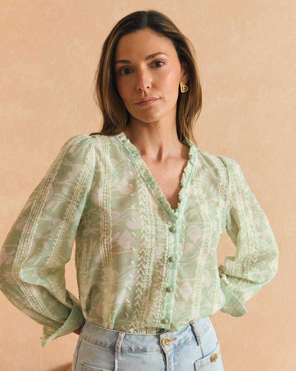 Camicia celeste Felicia