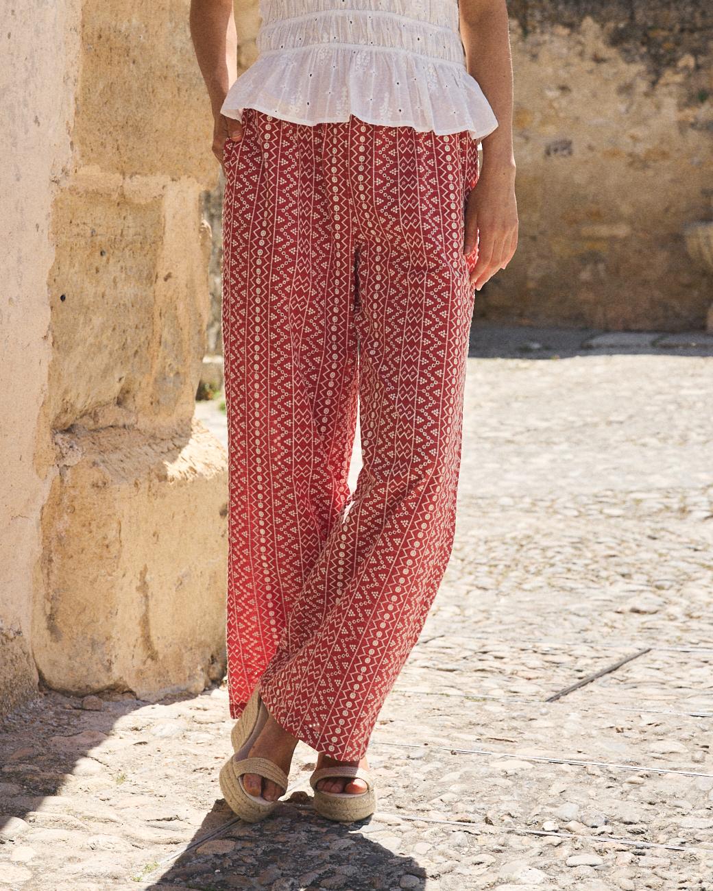 Pantaloni con elastico Inés