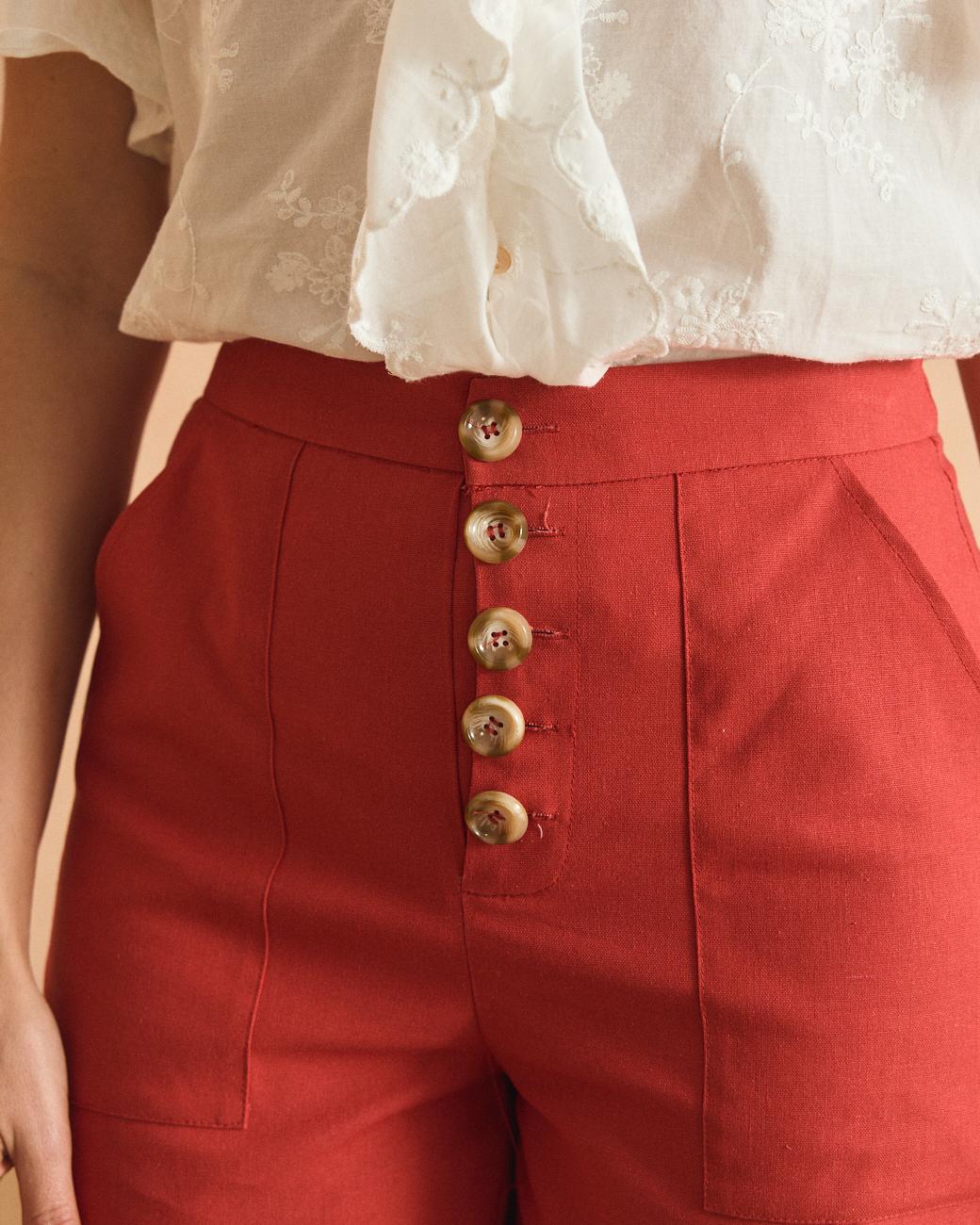 Short in lino Paola