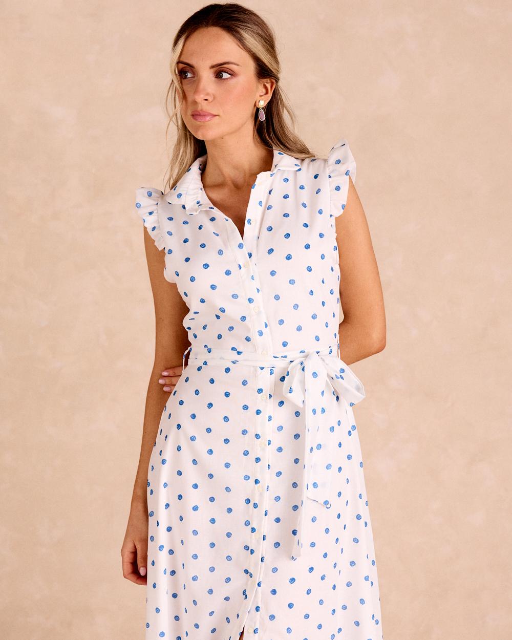 Vestito Lungo a Pois Daira