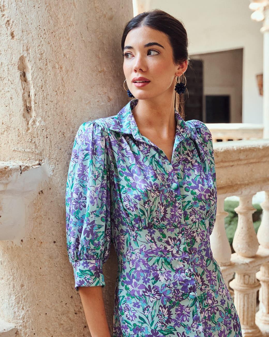 Vestito Fiori Mar