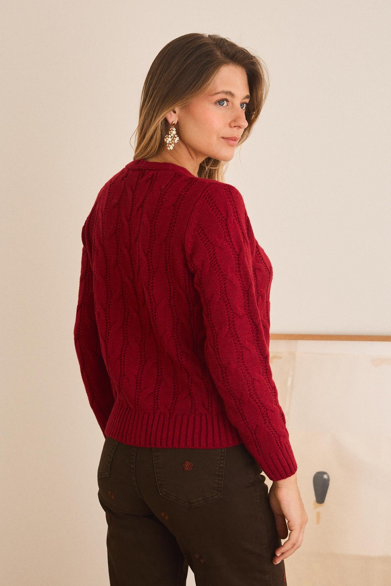 Cardigan con bottoni Ingrid