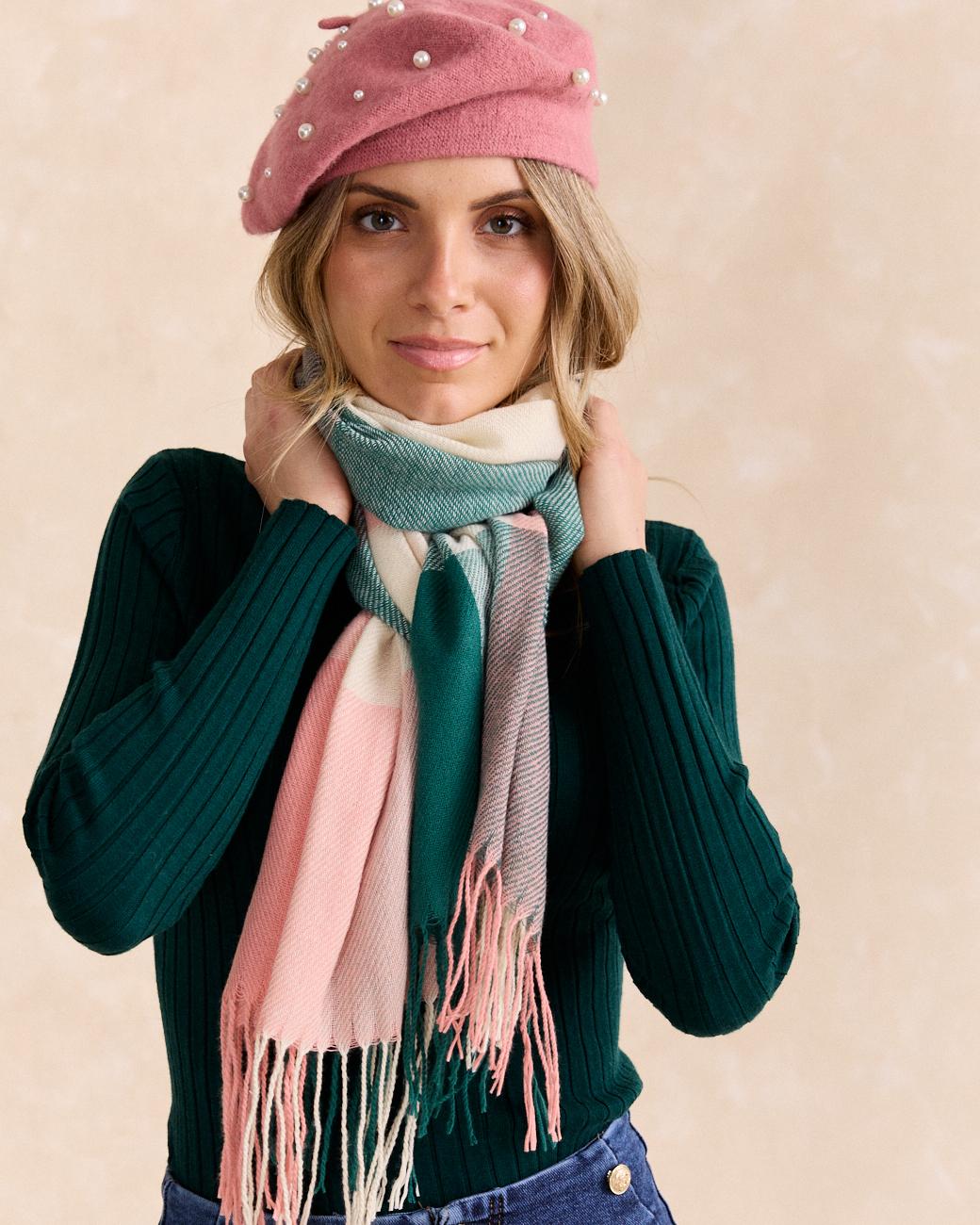 Cappello con Perle Rosi