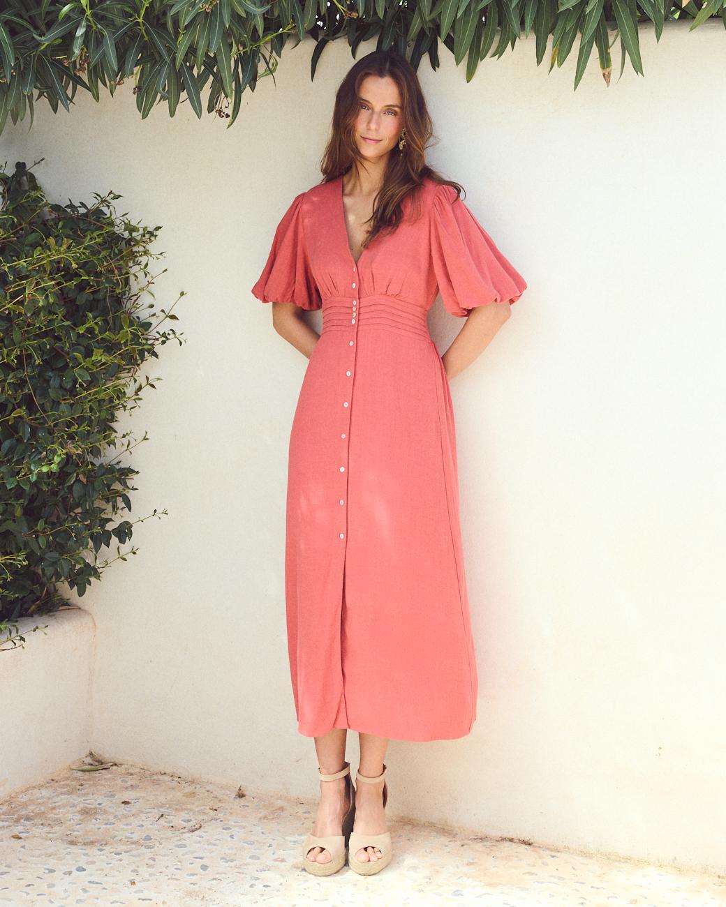 Vestito in lino Yvonne