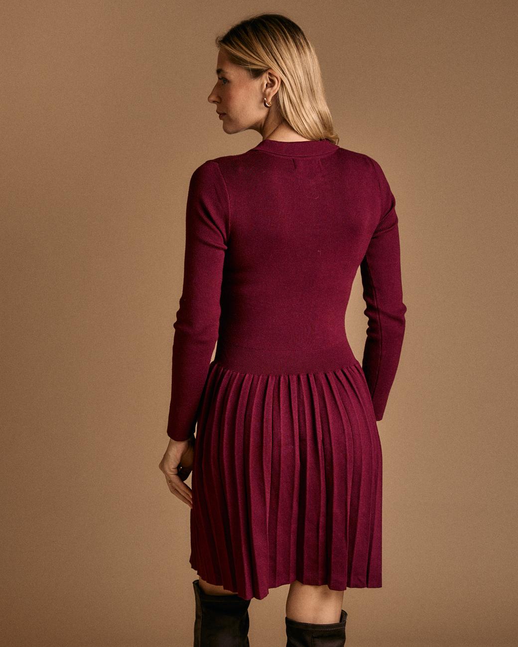 Abito corto a maglia Marinella