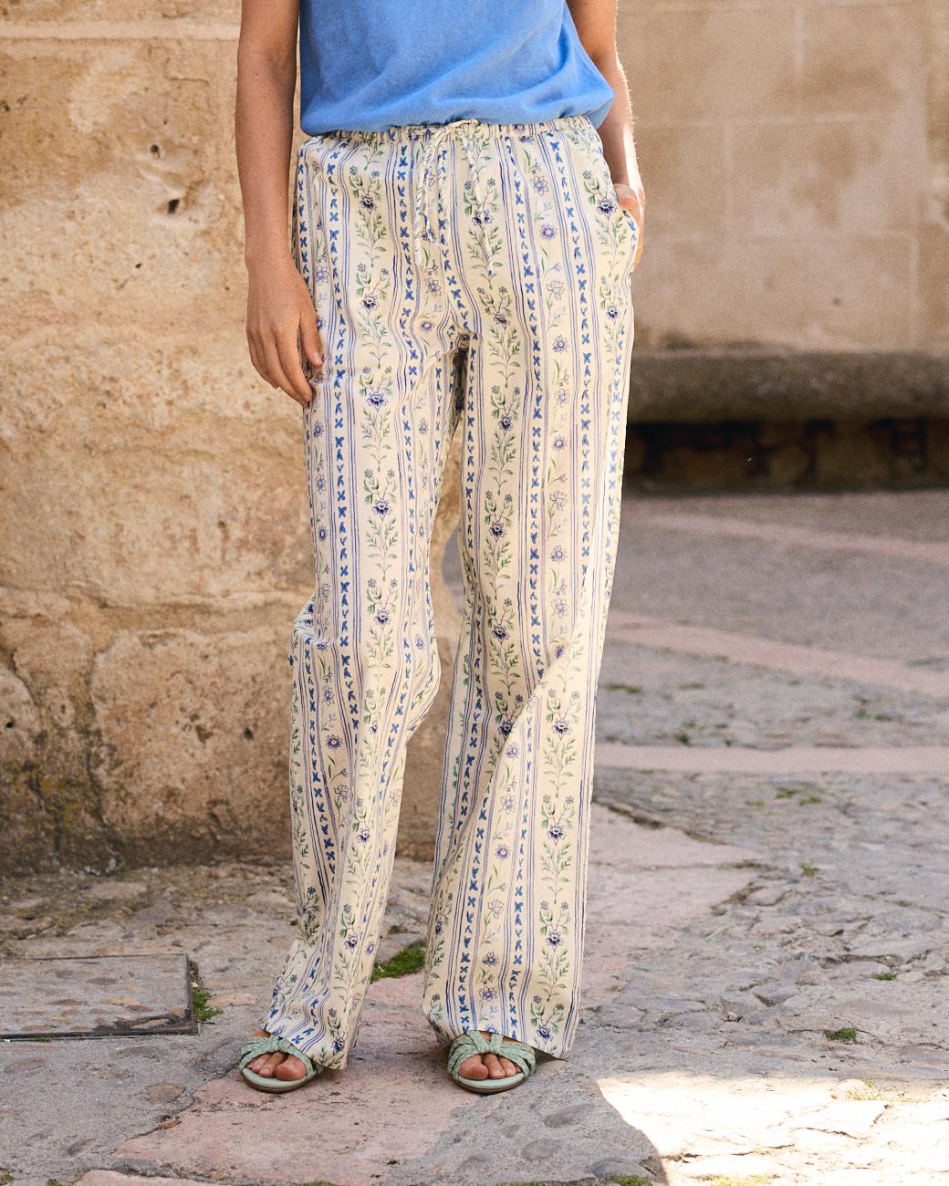 Pantaloni a Fiori Elodi